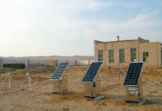 太陽電池モジュールフィールド実験